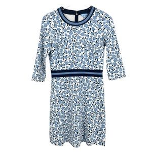 Draper James Persley Floral Ponte Dress Size Small “Multi Magnolia Vines”